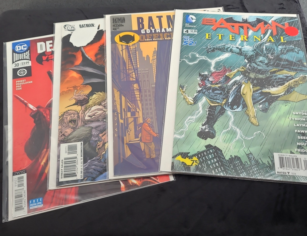 DC Comics Batman Lot 4 Deathstroke #30 Mattina Var Return of Bruce Wayne Eternal